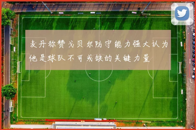 麦丹称赞戈贝尔防守能力强大认为他是球队不可或缺的关键力量